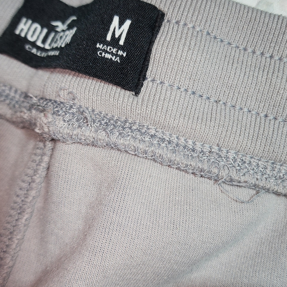 HOLISTER CALIFORNIA EUC SZ MEDIUM GRAY POCKET JOGGERS SWEATPANTS - Picture 9 of 11